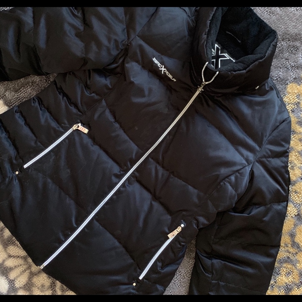 Black ZeroXposur Feather Down Winter Coat